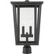 Seoul 2 Light 19.75 inch Oil Rubbed Bronze Outdoor Post Mount Fixture in 13