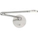 Reflex 1 inch 8 watt Brushed Nickel Headboard Light Wall Light