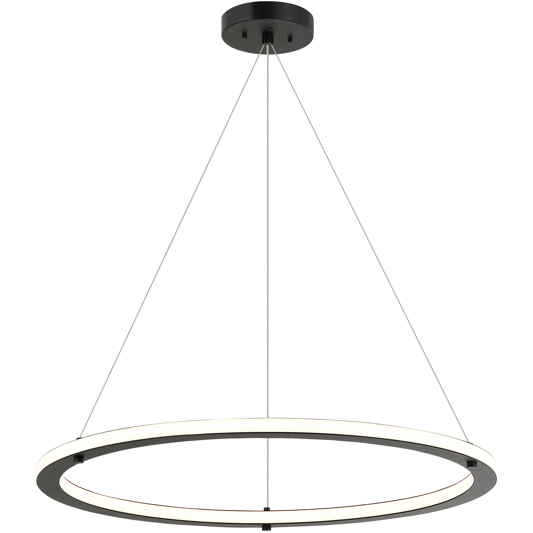 Victoria LED 24 inch Black Pendant Ceiling Light