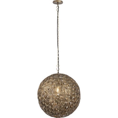 Kora 1 Light 21 inch Antique Brass Pendant Ceiling Light