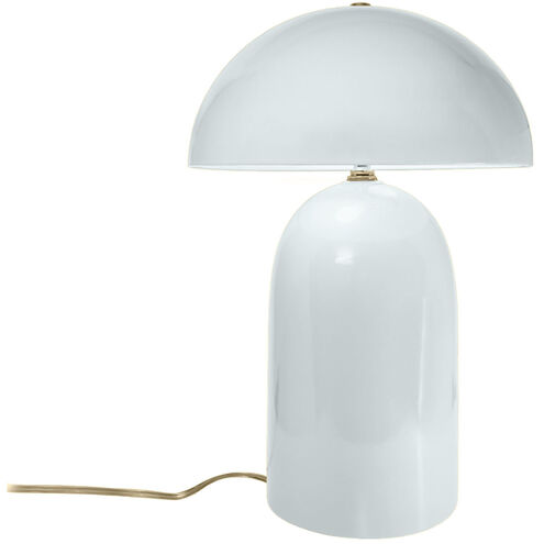 Portable 18 inch 60.00 watt Gloss Blush Table Lamp Portable Light