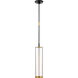 Visual Comfort Signature Collection Thomas O'Brien Calix LED 5.5 inch Bronze and Brass Pendant Ceiling Light in White Glass, Bronze and Hand-Rubbed Antique Brass TOB5276BZ/HAB-WG - Open Box