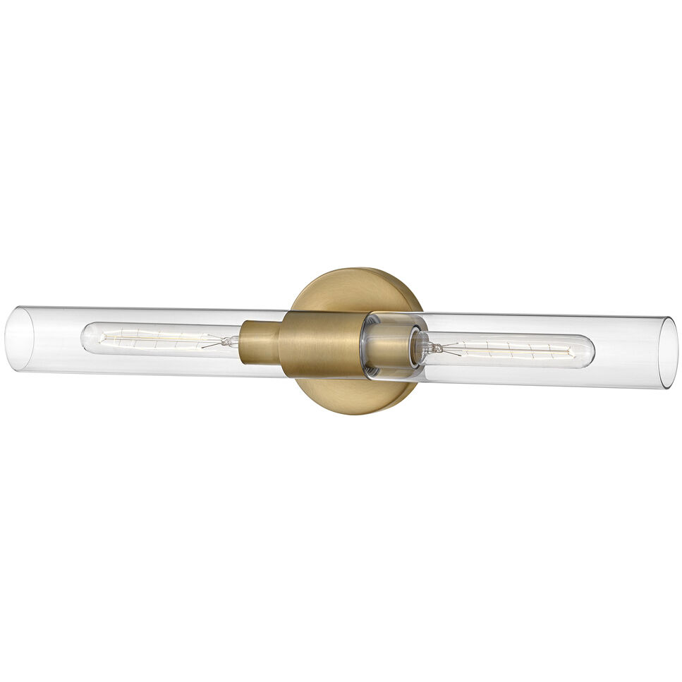 Shea LED 24 inch Lacquered Brass Bath Light Wall Light