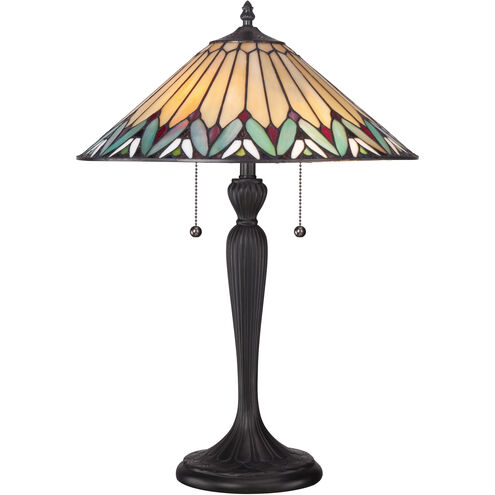 Pearson 23 inch 75.00 watt Authentic Bronze Table Lamp Portable Light, Naturals