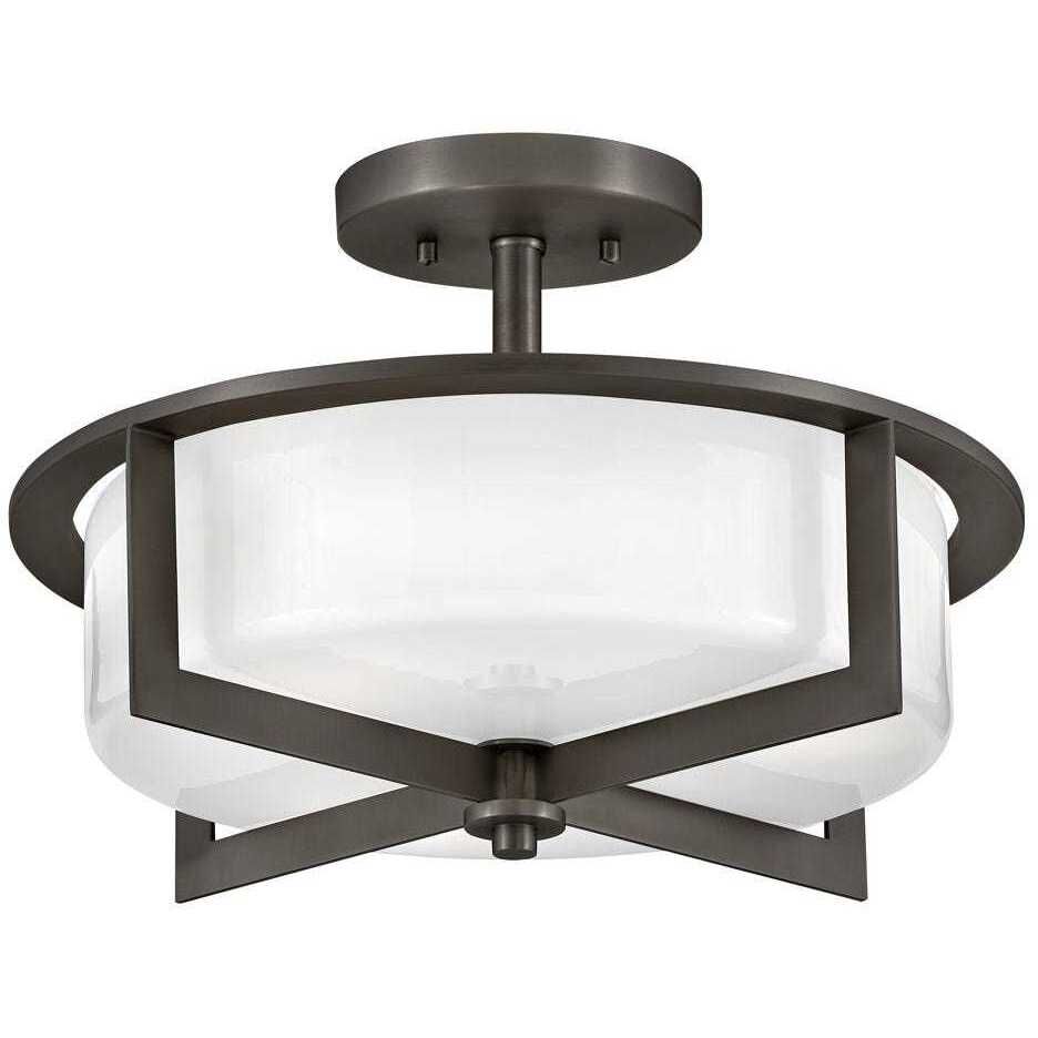 Baxley 3 Light 15.25 inch Semi-Flush Mount