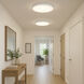 Trim LED 16 inch White Flush Mount Ceiling Light
