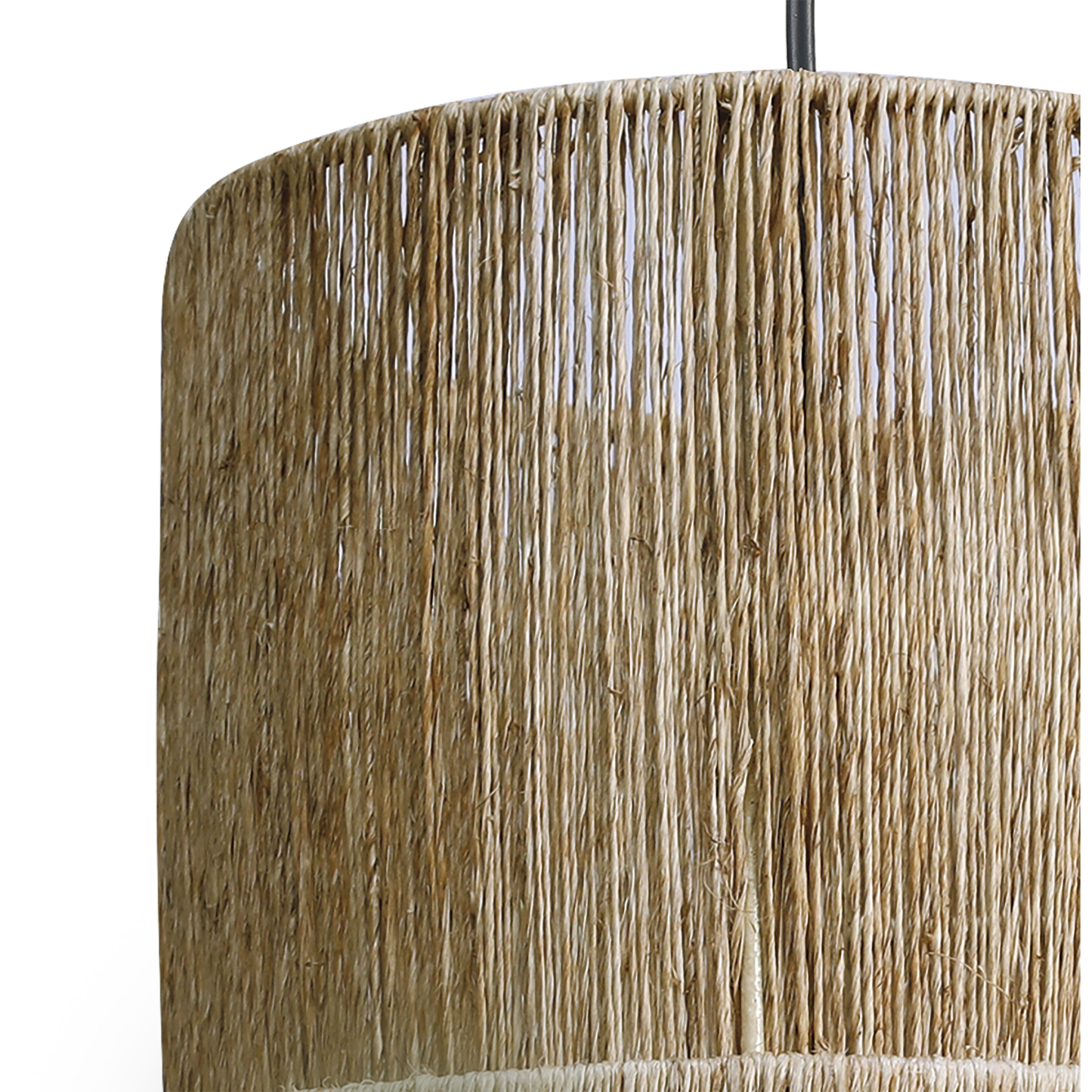 Corsair 1 Light 16 inch Natural with Bronze Pendant Ceiling Light