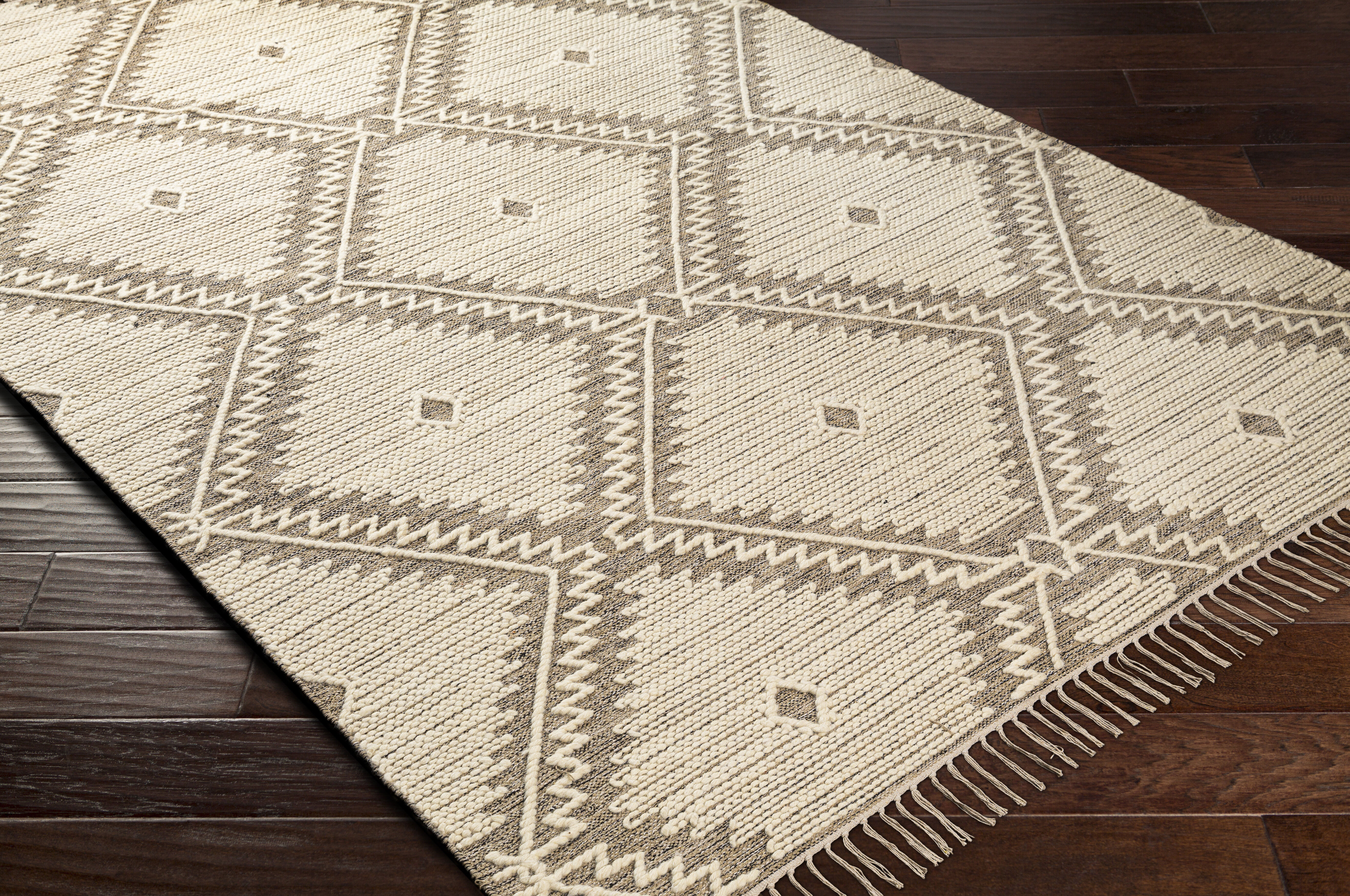 Bedouin 120 X 96 inch Taupe Rug in 8 x 10, Rectangle