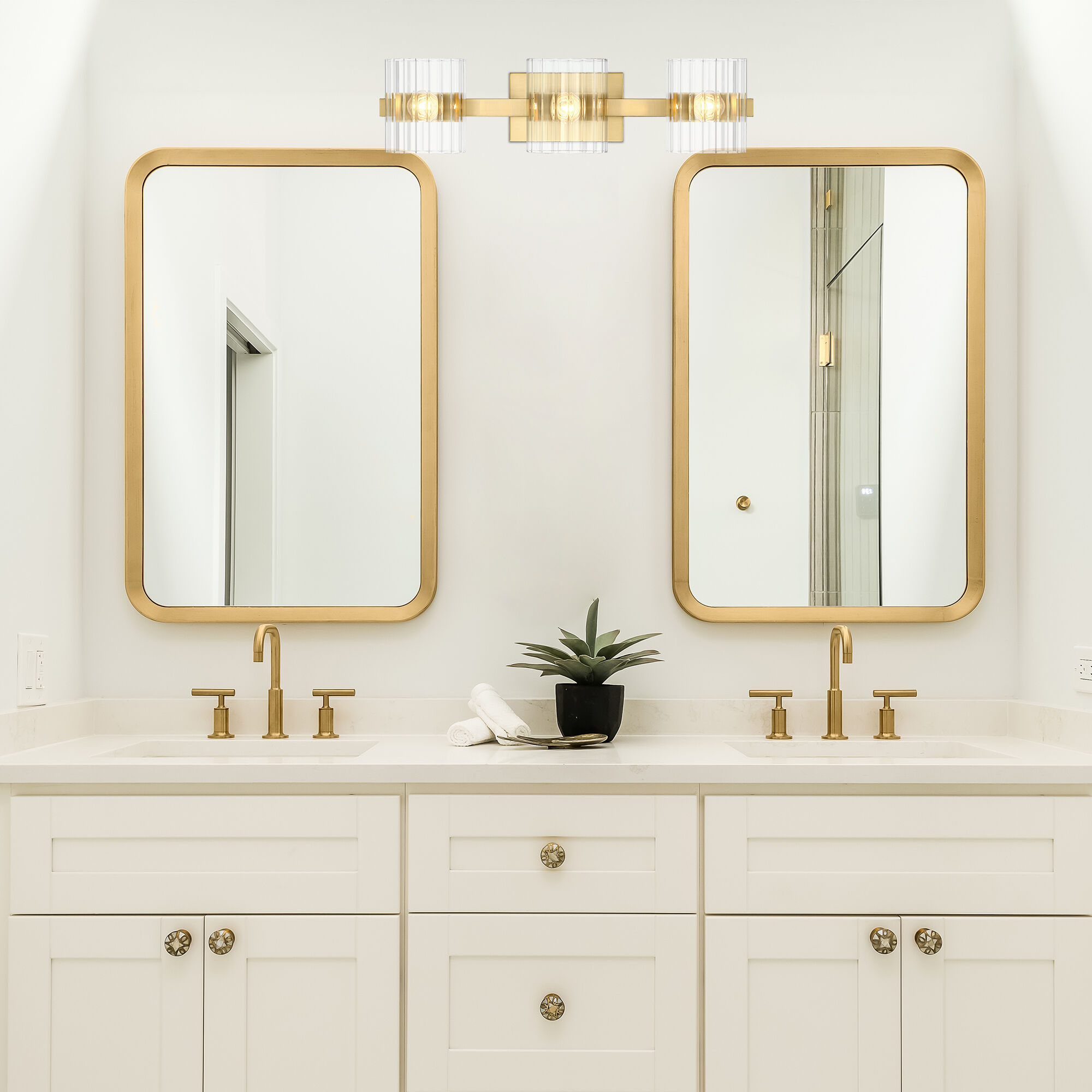 3 light gold vanity light online
