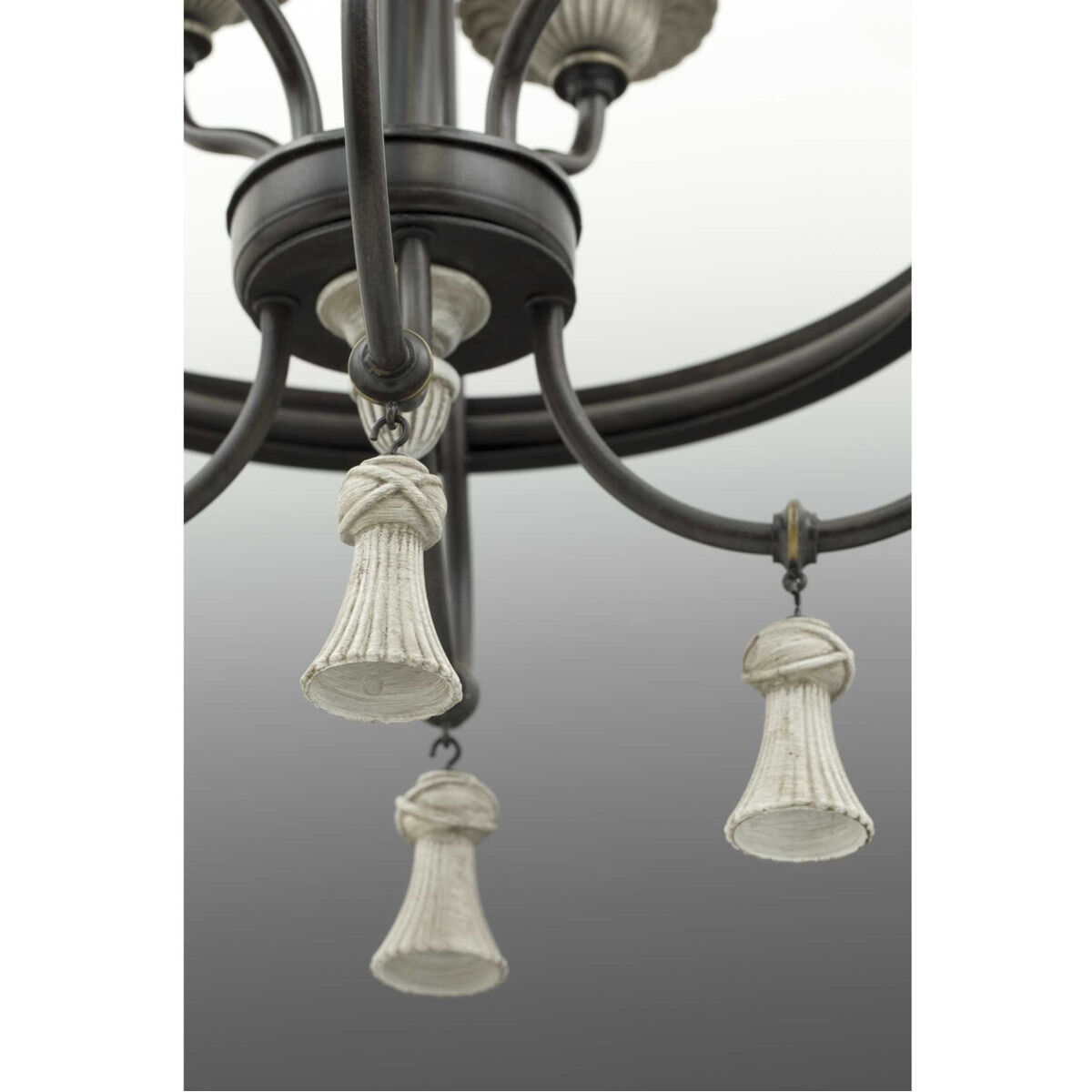 Bergamo 4 Light 18.75 inch Forged Bronze Foyer Pendant Ceiling Light, Design Series