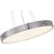 Canada LED 24 inch Chrome LED Chandelier Ceiling Light