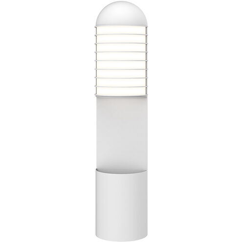 Lighthouse LED 9 inch Textured White Sconce Wall Light