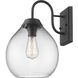 Ariella 1 Light 14.75 inch Natural Black Outdoor Wall