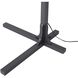 Natural Mica 86 inch 40 watt Gunmetal and Charcoal Gray Arc Floor Lamp Portable Light