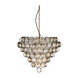 Bouquet 8 Light 31 inch Aged Brass Chandelier Ceiling Light, Flambeau