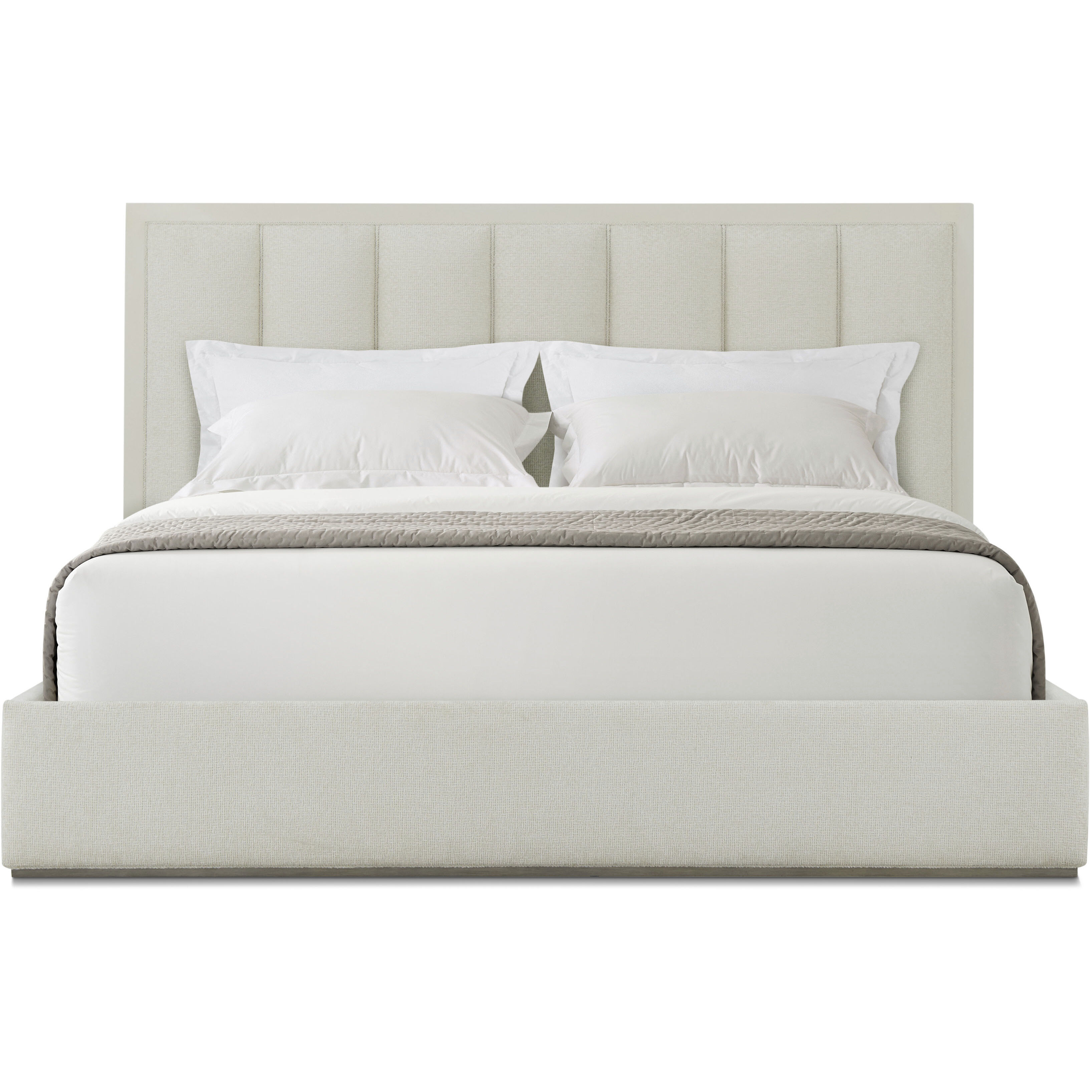 Panos US King Bed, Wooden, Upholstered