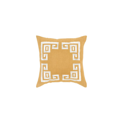 Milo 22 X 22 inch Tan and Beige Throw Pillow