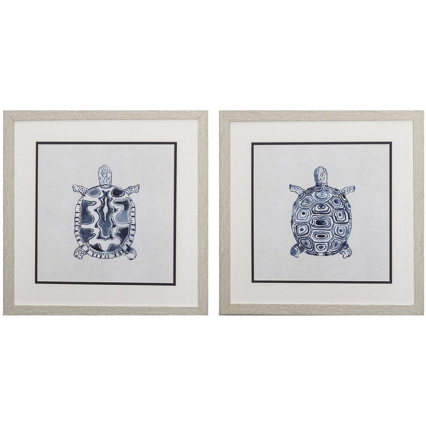 Waterside Blue and Neutral Framed Art, Propac