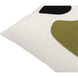 Jason Wu 22 X 22 inch White / Olive / Black Accent Pillow