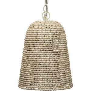 Canal 1 Light 12 inch Natural Pendant Ceiling Light