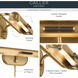 Caillier 26 watt 23.25 inch Lacquered Brass Picture Light Wall Light