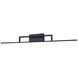 Caysen LED 36 inch Black Vanity Light Wall Light