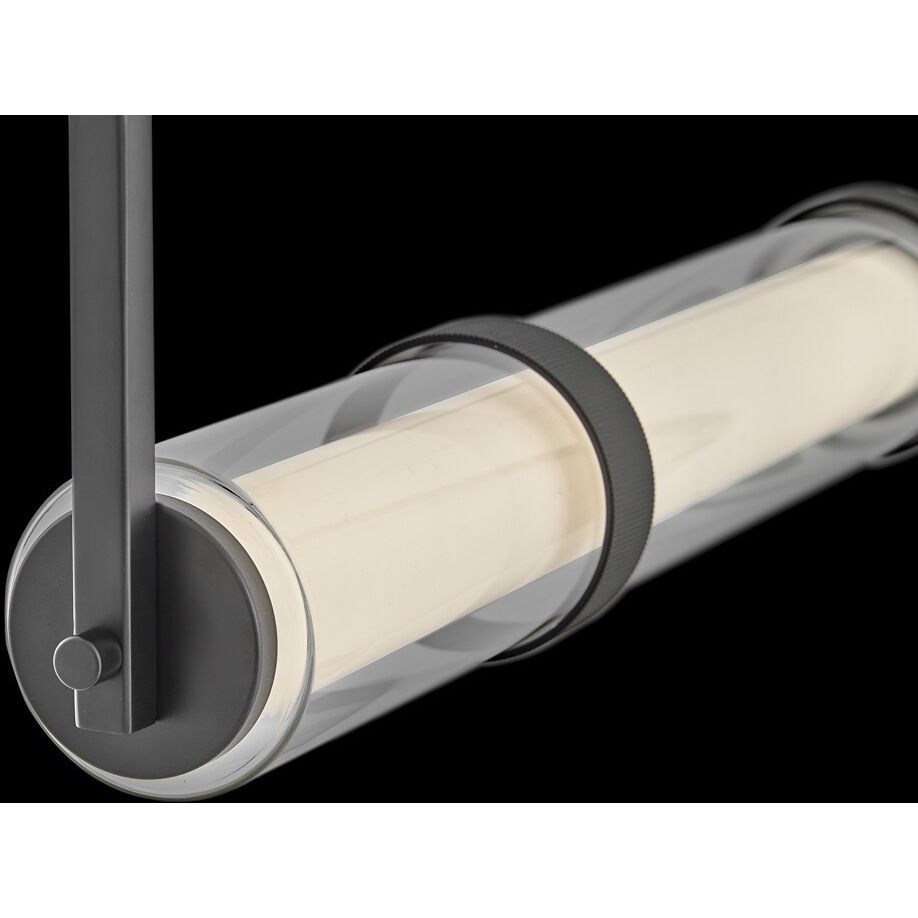 Cy LED 49.5 inch Black Chandelier Ceiling Light