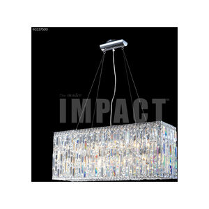 Contemporary 24 Light 9 inch Silver Crystal Chandelier Ceiling Light