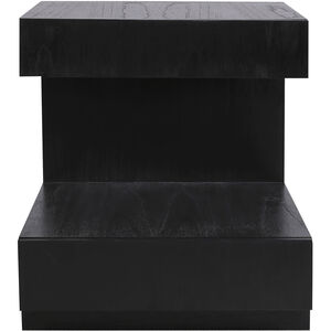 Checkmate 24 X 22 inch Checkmate Black Accent Table