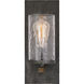 Sean Lavin Angelo 1 Light 5.5 inch Distressed Weathered Oak / Slate Grey Metal Sconce Wall Light