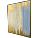 New Dream Blue and Beige and Metallic Canvas, The Studio