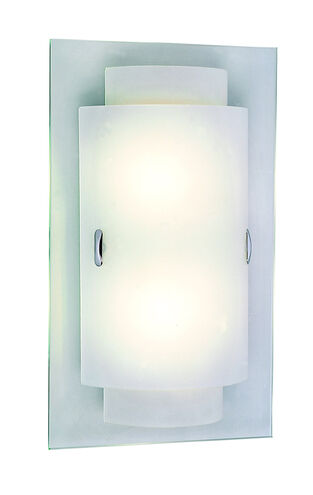 Energy Efficient Indoor 2 Light 9 inch Polished Chrome Wall Sconce Wall Light