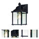 Charleston 1 Light 11 inch Antique Bronze Exterior Wall Lantern in Beveled