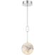 Disuco LED 7 inch Chrome Pendants Ceiling Light