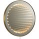 Carnival 36 X 36 inch Brushed Brass LED Infinity Mirror