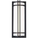 Skyscraper LED 18 inch Black Outdoor Wall Light in 3500K, 18in.