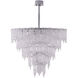 Gisel 22 Light 40 inch Polished Chrome Pendant Ceiling Light