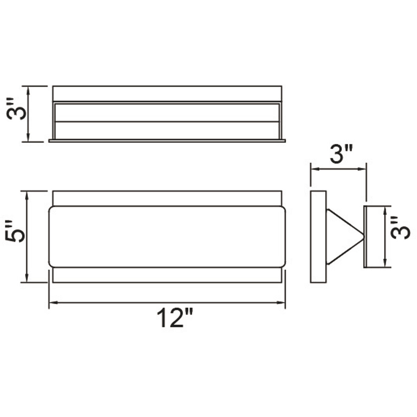 Lilliana LED 12 inch White Wall Light