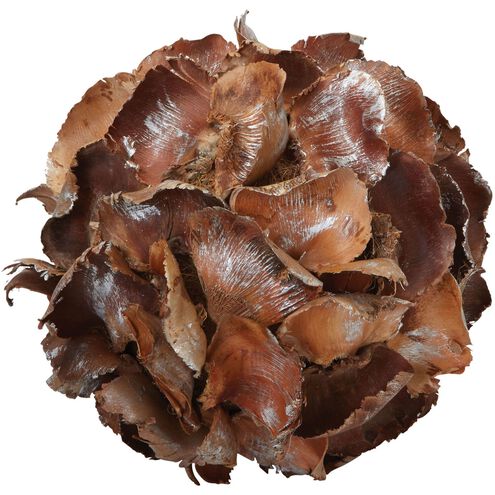 Palm Petal Brown Orb
