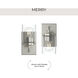 Merry 1 Light 5.75 inch Brushed Nickel Bath Vanity Wall Light