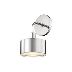 Nora LED 5.25 inch Polished Nickel Wall Sconce Wall Light