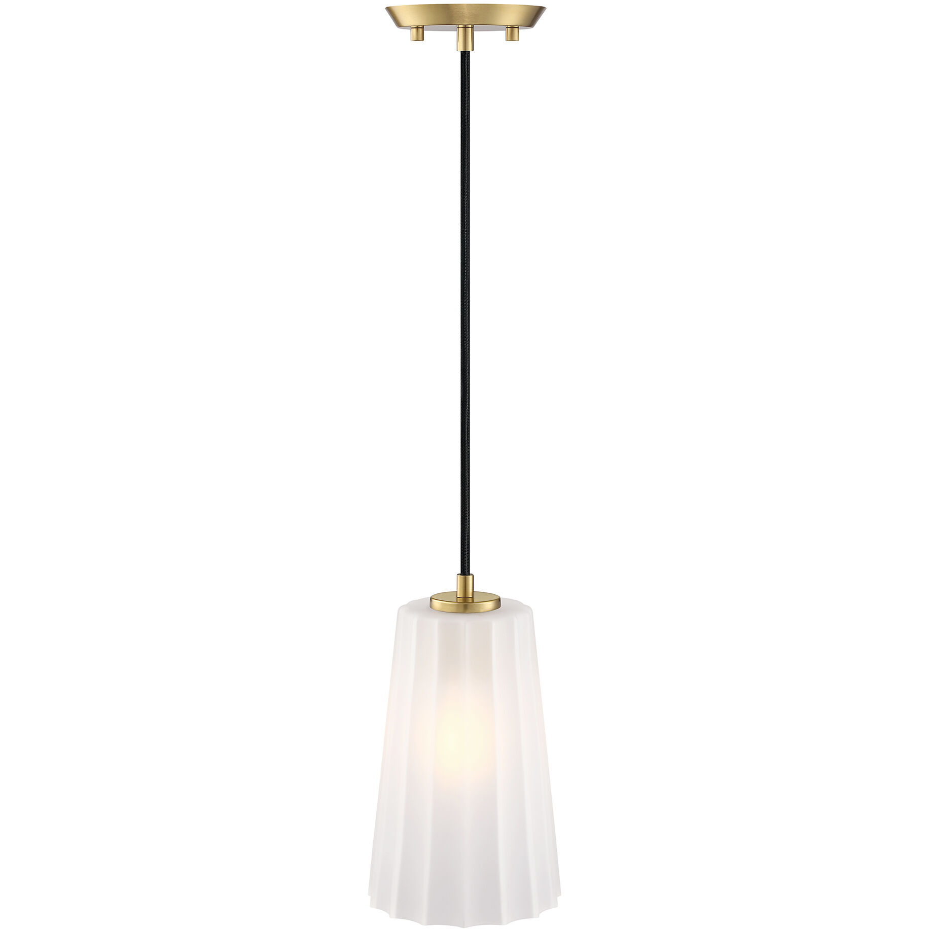 Liana 1 Light 6 inch Brushed Gold Pendant Ceiling Light