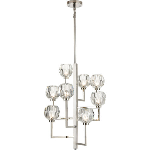 Parisian LED 20 inch Polished Nickel Chandelier Ceiling Light