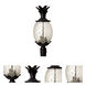 Lanai 3 Light 22 inch Matte Black Exterior Post Mount