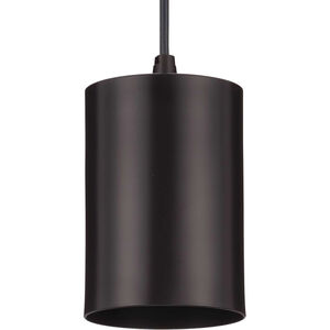 CYL RNDS 1 Light 5 inch Antique Bronze Outdoor Pendant