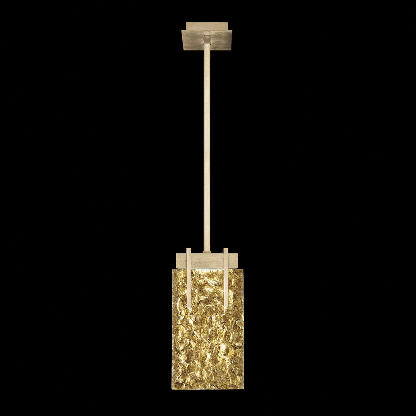 Terra LED 7.75 inch Gold Pendant Ceiling Light