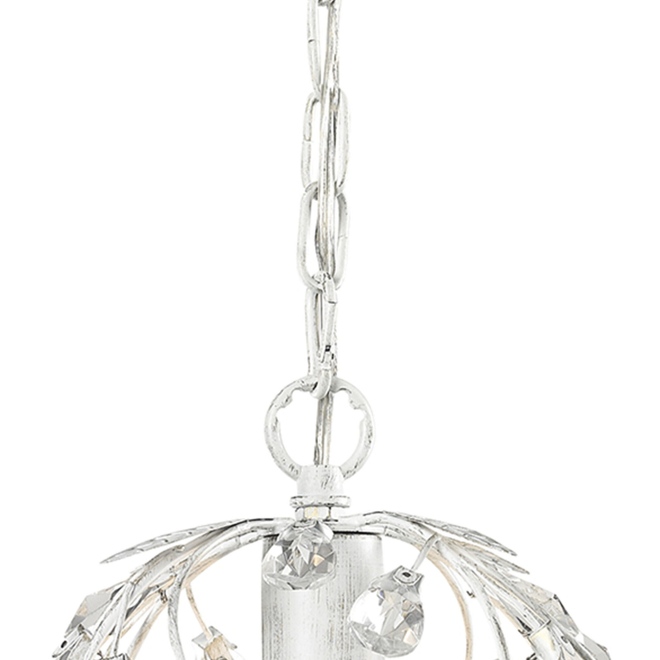 Circeo 1 Light 10 inch Antique White Mini Pendant Ceiling Light