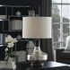 Signature 29 inch 150 watt Mercury Glass Table Lamp Portable Light