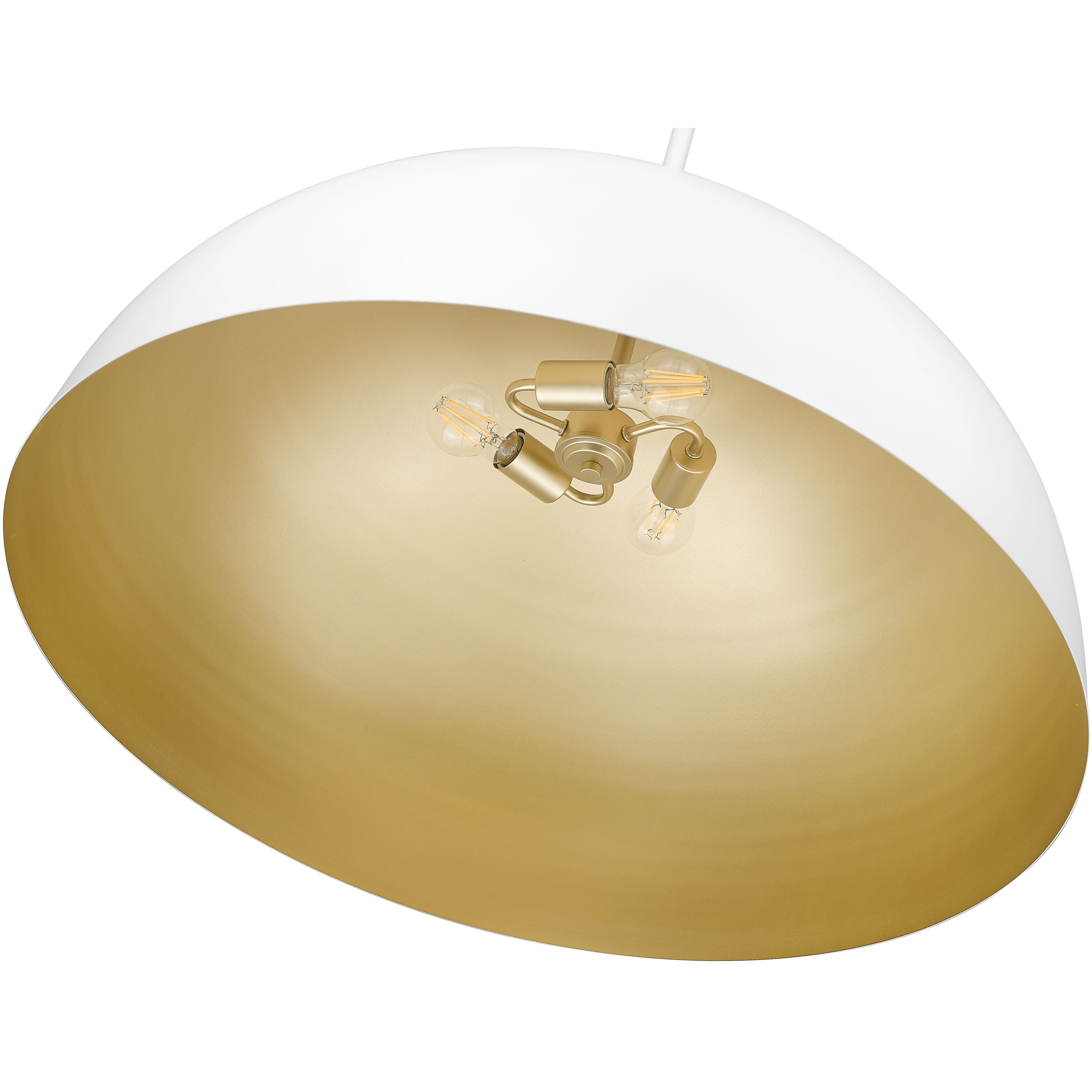 Vega Pendant Ceiling Light in Matte White