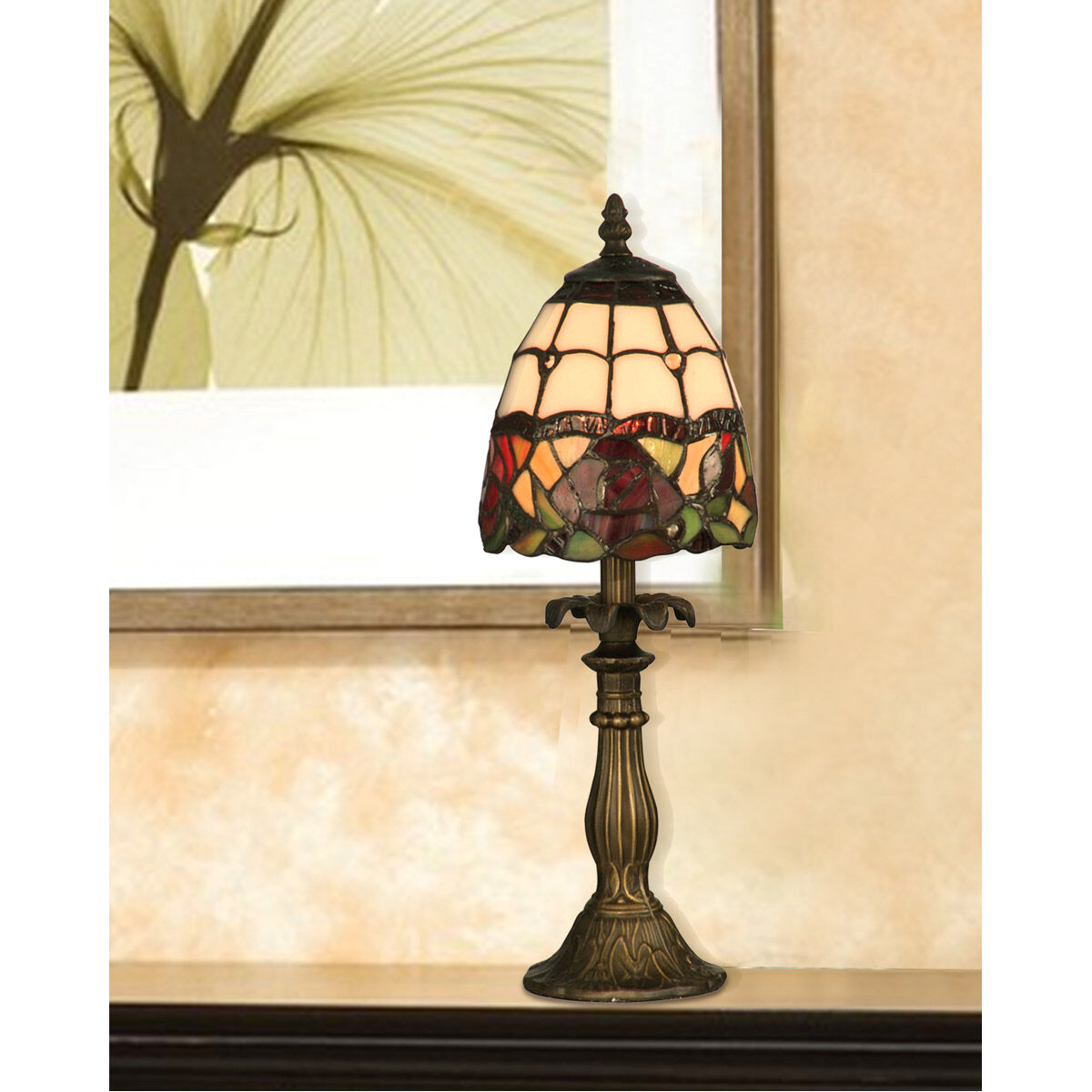 Evelyn 16 inch 60.00 watt Antique Brass Table Lamp Portable Light